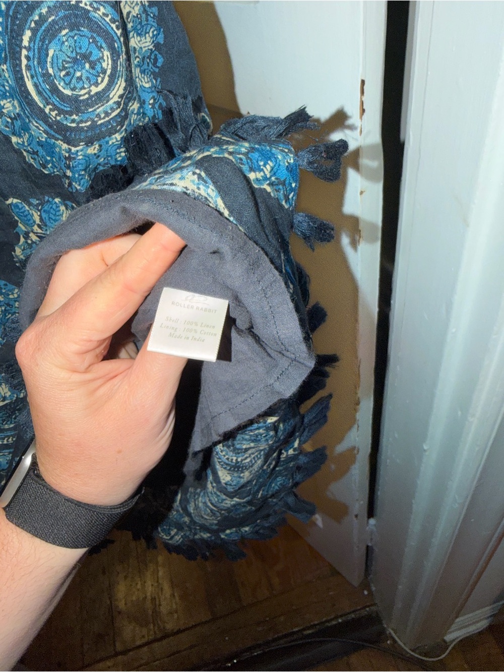 Roller Rabbit Blue Burst Patterned Mini Dress - Picture 4 of 5